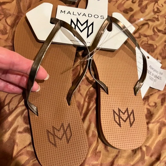Flip Flop - Malvasia Size 5/6. Color brown and lux. NWT - Picture 7 of 17